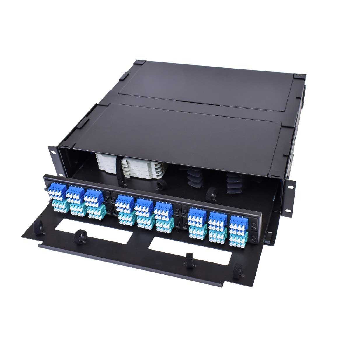 2RU Enclosure, Empty, Holds up to 6 plates, comes w/ Flush Mount Rack Ears